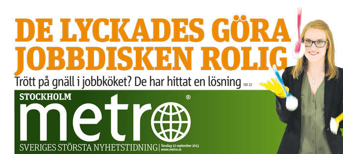 Idag kan du läsa i Metro om Key Solutions medarbetaren Tone Ögaard. Tone som till vardags jobbar som Financial Assistant på Key Solutions huvudkontor i Västerås. Artikeln handlar om den perfekta lösni