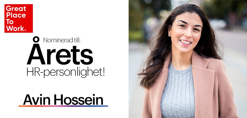 Avin Hossein är nominerad till en av Sveriges främsta HR-personligheter