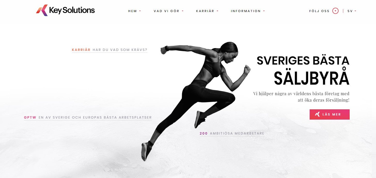 Key Solutions nominerad till en av världens bästa hemsidor