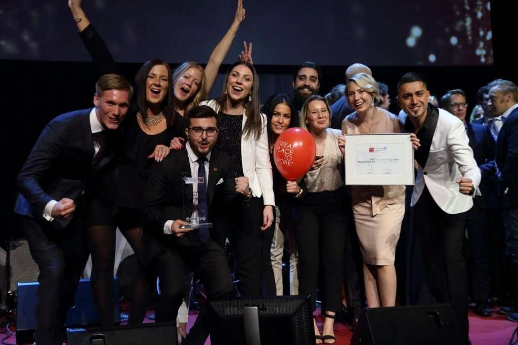 Great Place to Work har ikväll korat Sveriges Bästa Arbetsplatser. Byggmaterialföretaget Hilti placerar sig för tredje året i rad högst bland stora organisationer. IT-konsultbolaget Cygni toppar list