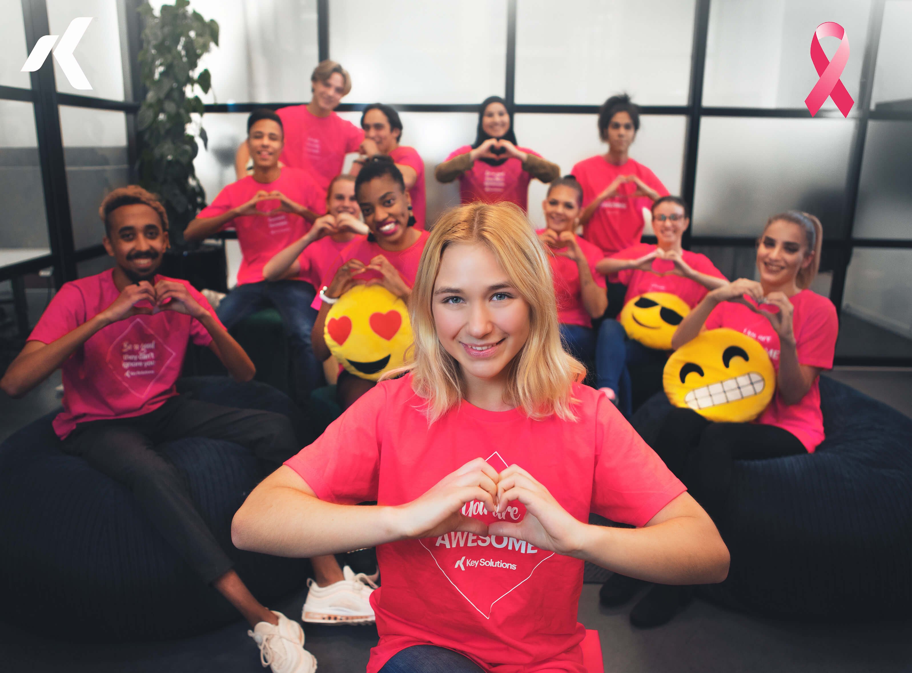 Under oktober månad arrangerade vi en Instagram-kampanj i kampen mot bröstcancer. Ingen kan göra allt - men alla kan göra något!