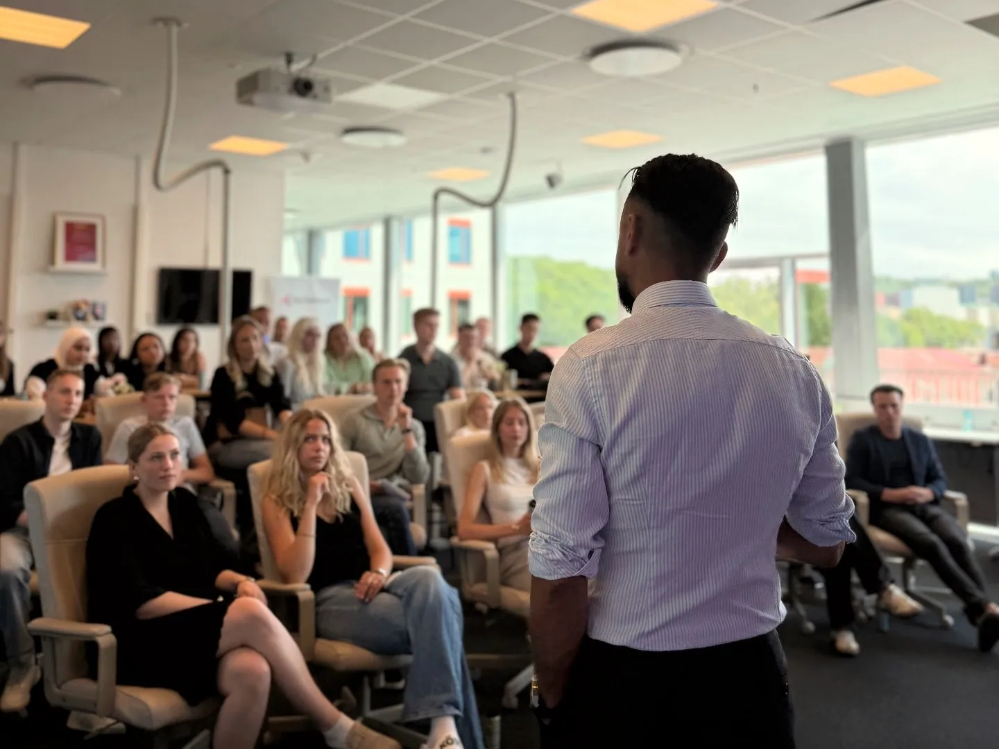 Föreläsning på Key Solutions kontor i Göteborg