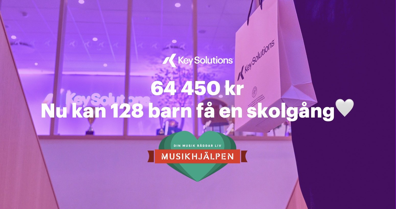 64 450 kronor insamlat till Musikhjälpen